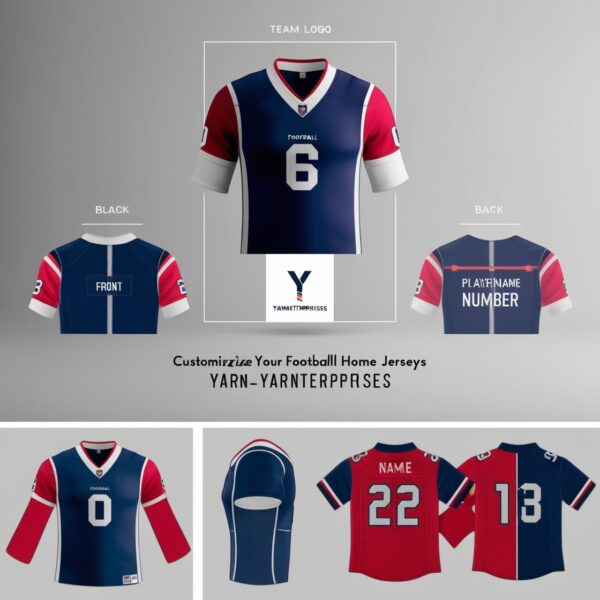 Custom Football Home Jerseys