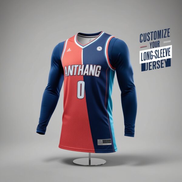 Long-Sleeve Basketball Jerseys - Image 2