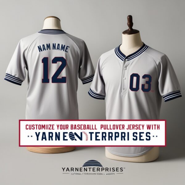 Baseball Pullover Jerseys - Image 3